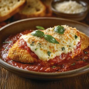 Italian Cheese-Crusted Chicken