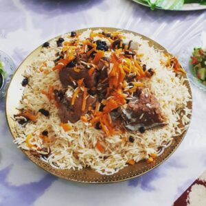Lamb Pulao Platter