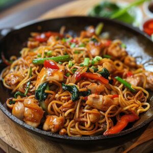 Chicken & Vegetable Stir Fried Noodles