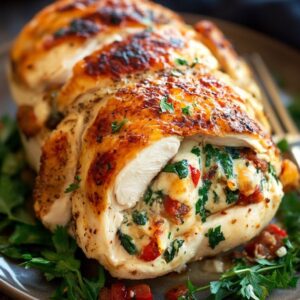 Stuffed Napolean Chicken
